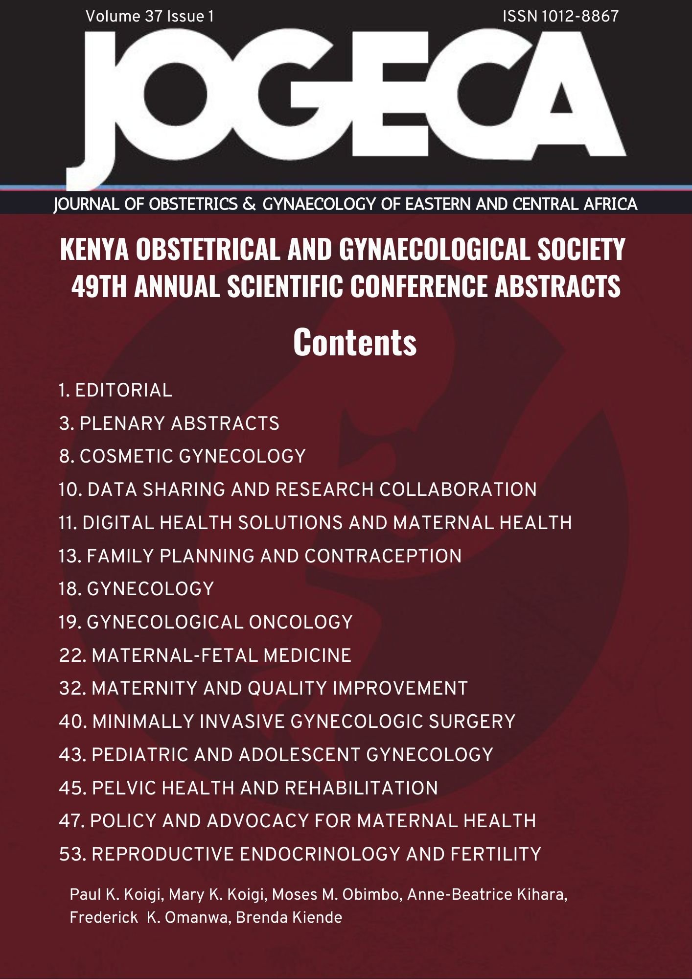 49th KOGS Conference abstracts booklet.